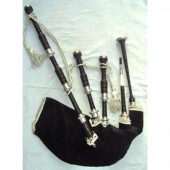 African Blackwood Highland Full Size Bagpipe Set